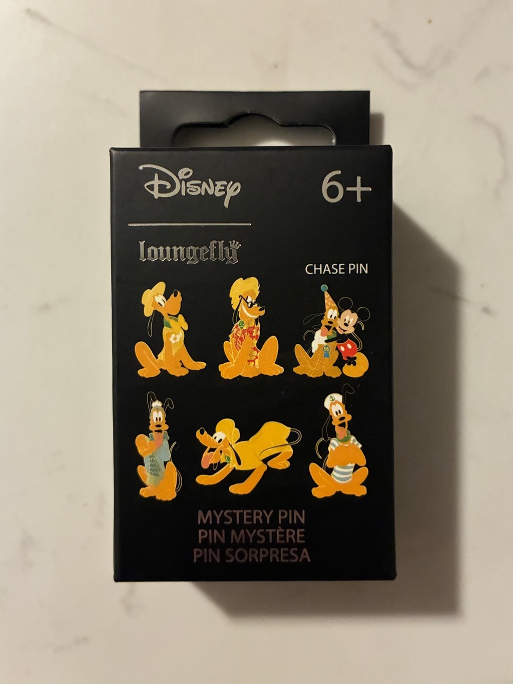 Disney Loungefly Pluto Mystery Pin Box (Sealed) NIB Chase Pin Possible